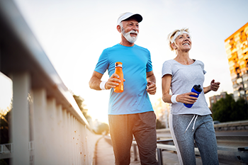 couple jogging