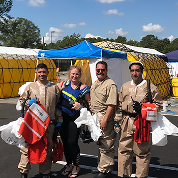 Christian Ortiz, Athena Kahler, Ed Pulido, and Eddy Hernandez