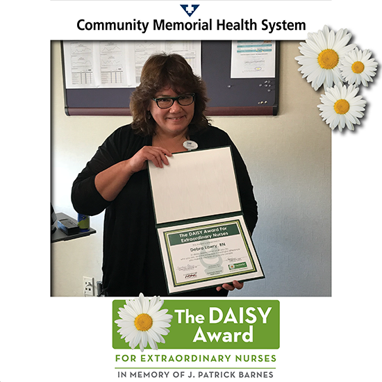 Image of 3rd Quarter DAISY Award winner Debra Lawry RN