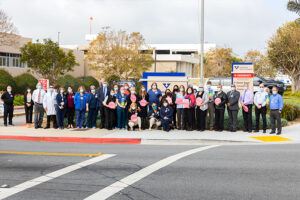 CMHS flag raising group for organ donors